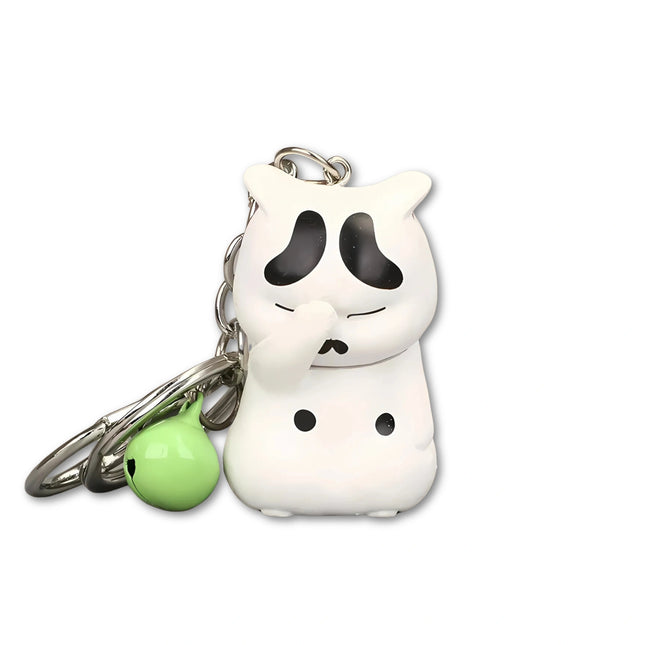 Cartoon katten sleutelhanger | Schattig kattenhanger voor tas, sleutels of auto | Creatieve katten accessoire voor dames | Cadeau idee