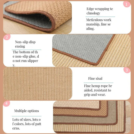 ScratchAway™ Beschermingshuls voor Meubelpoten | Duurzaam Sisal | Antislip & Aanpasbaar | Ideaal voor Katten