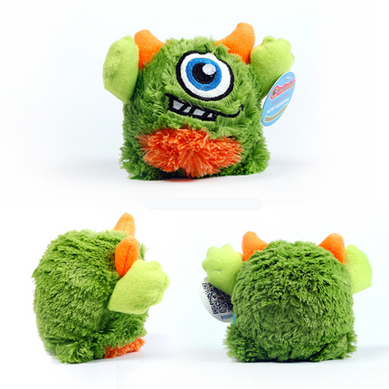 Interactief Speeltje voor Honden | Monsterontwerp Met Stekelige Bal | Stimuleert Zintuigen en Bevordert Tandgezondheid | Duurzaam en Kleurrijk | 10x10 cm | Diverse Kleuren