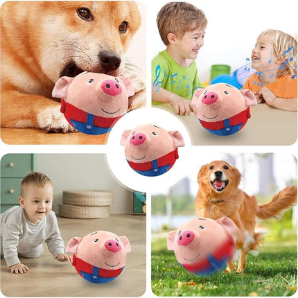 Varkensvormig Hondenspeeltje | Springend en Piepend | Actief en Interactief | Geestelijke Stimulerende Fun | Muzikale Vriend voor Je Hond