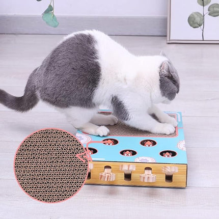 Whiskers | Compacte Duurzame Kat Speeltuin | Interactief Krabmeubel | Klimaatbewuste Speelplek | Eco-Vriendelijk Karton