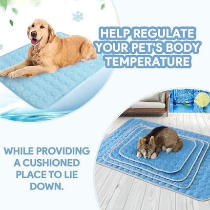 FrostPaw koelmat voor huisdieren | Zelfkoelende mat zonder gel of giftige stoffen | Directe verkoeling voor hond en kat | Veilig en comfortabel loungen