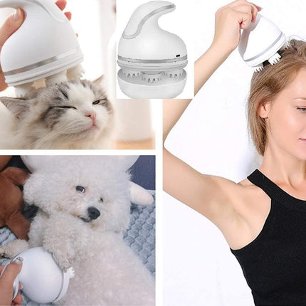 PurrRelax kattenmasseur | 76 massagepunten | Stressverlichting en ontspanning | Draagbaar en USB-oplaadbaar | Geschikt voor katten welzijn
