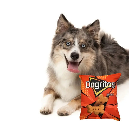 Fleece Knisper Speelgoed voor Honden | Duurzaam en Interactief | Stimuleert Kauwgedrag | Bevordert Gezond Gebit | Antivervelingsspeeltje | 17x14 cm | 40g