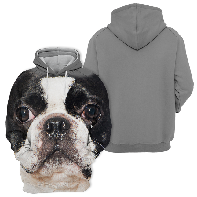 Comfortabele Boston Terrier Unisex Trui | Maat S-4XL | Polyester en Katoen Mix | Geschikt voor Huisdierenliefhebbers