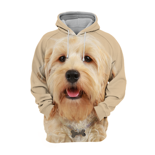 Unisex Hoodie | Zacht Polyester Katoenmengsel | Cockapoo Print | Maat S-4XL | Geen Loslatende Print | Stretchmateriaal