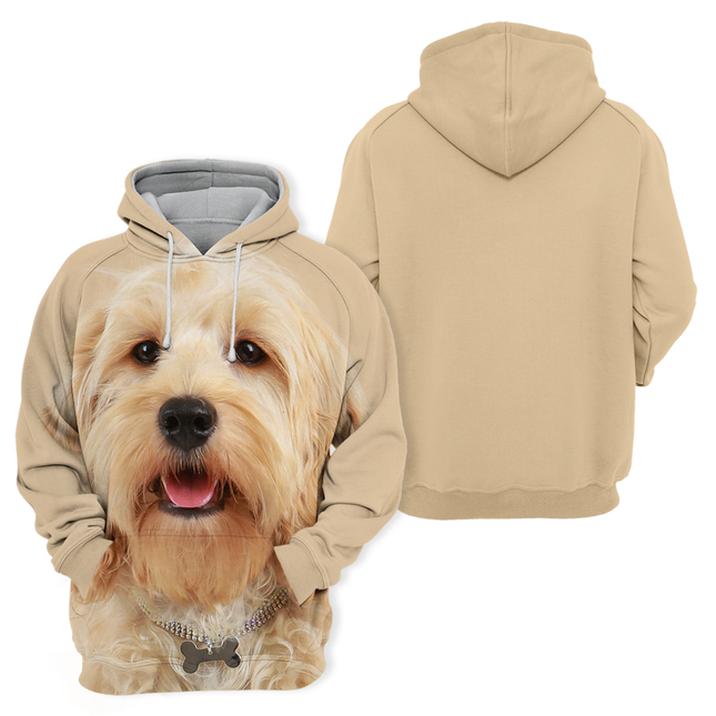 Unisex Hoodie | Zacht Polyester Katoenmengsel | Cockapoo Print | Maat S-4XL | Geen Loslatende Print | Stretchmateriaal