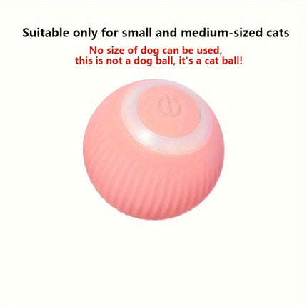 Slimme interactieve kattenbal | Automatisch rollend speelgoed voor katten | Duurzaam kunststof | 4,3 cm | Geschikt voor kleine en middelgrote katten | Stimuleert beweging en actief spel