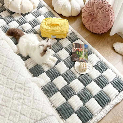 FurHaven krabbestendige huisdierendeken | Meubels en vloeren beschermen | Antislip | Dikke pluche stof | Wasbaar | Comfort voor honden en katten