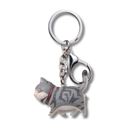 Cartoon Kittens Sleutelhanger | Schattige Katten Hanger | Creatief Cadeau voor Dames | Sleutelhanger voor Auto, Tas of Sleutelbos | Trendy Accessoire Kat