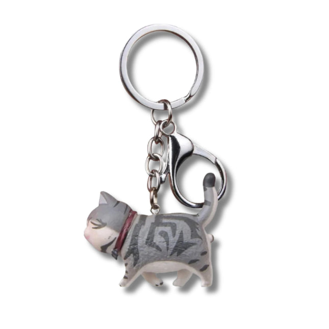 Cartoon Kittens Sleutelhanger | Schattige Katten Hanger | Creatief Cadeau voor Dames | Sleutelhanger voor Auto, Tas of Sleutelbos | Trendy Accessoire Kat