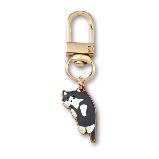 6 stuks schattige kitten sleutelhanger set | Cadeau voor koppels en dierenliefhebbers | Kat hangers voor sleutel, tas of auto | Trendy metalen accessoire | Fashion sieraden