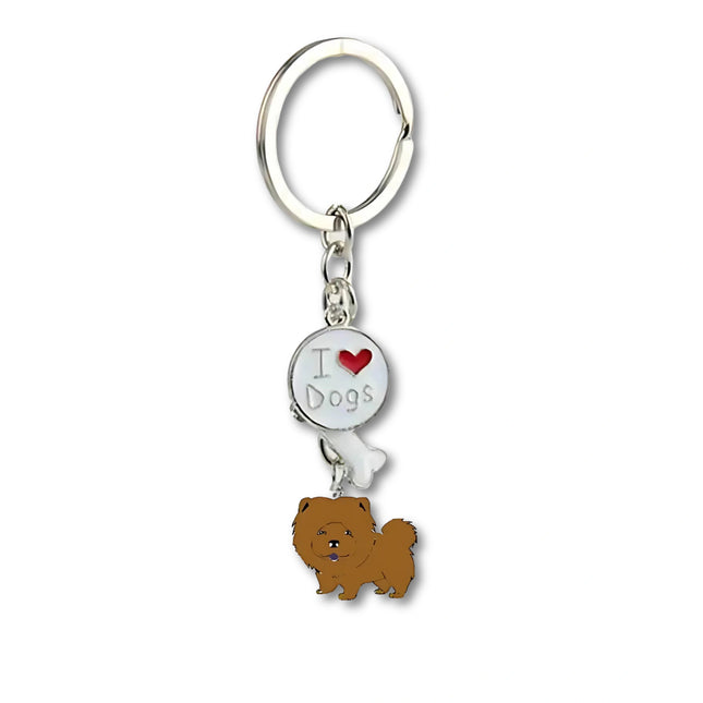 Jack Russell Terrier Sleutelhanger | Metaal Zinklegering | Hond Hanger voor Sleutels, Auto, Tas | Unisex Cadeau | Stijlvolle Accessoire voor Dames en Heren