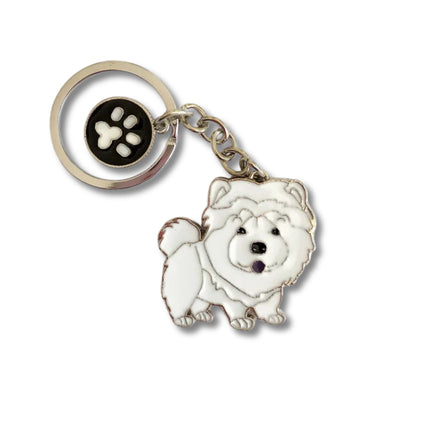 Chow Chow Sleutelhanger | Schattige Dier Sleutelhanger voor Tas, Auto & Sleutels | Unisex Accessoire | Leuk Cadeau voor Dames, Heren, Meisjes & Jongens | Kerstcadeau & Bag Charm