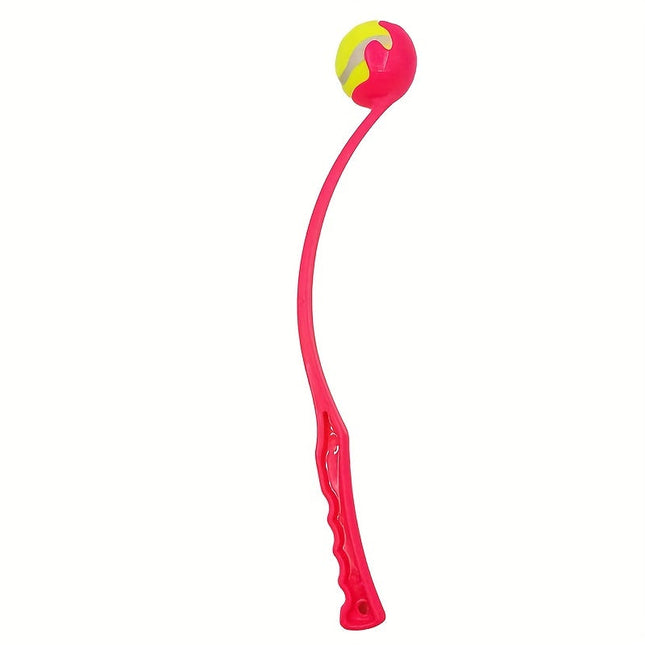 Hondenspeelgoed Launcher | Ergonomisch ontwerp | Ver werpen bal | Duurzaam plastic | 50 cm lang | Geschikt voor alle hondenrassen | Voor actief speel- en trainingsplezier