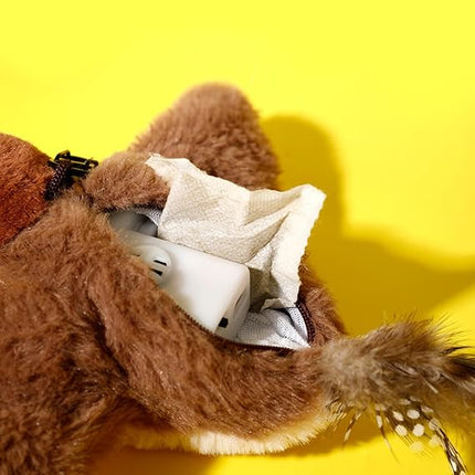 Fladderende Speelvogel voor Honden | Actief Hondenspeelgoed met Realistische Bewegingsactie | Duurzaam en Ondersteunend voor Jachtinstinct | Interactief en Perfect voor Apporteren en Bewegingsspel | Geschikt voor Binnen en Buiten