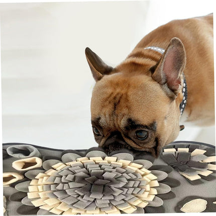Interactieve Snuffelmat Voor Honden | Voedselzoekspel | Neuswerktraining | Mentale Stimulatie | Vertraagd Eten | Polyestervezel | 64x43cm