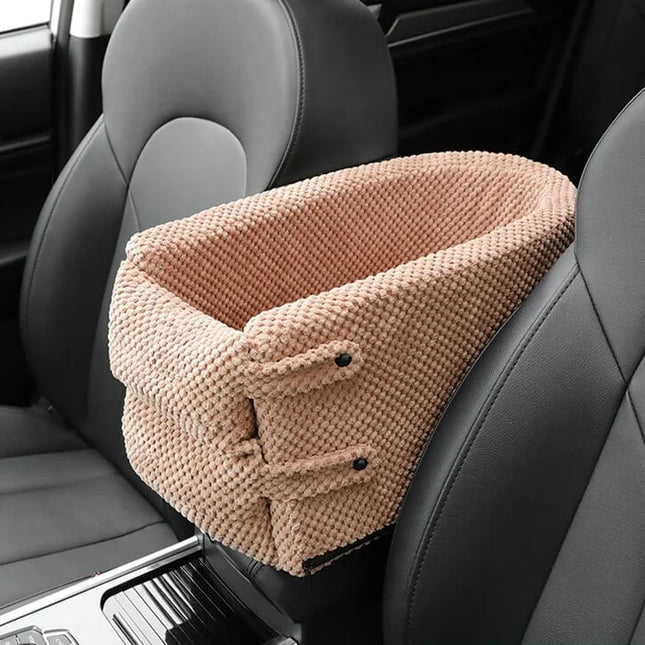 Lotte | Veilig Reiscomfort voor Honden in de Auto | Eenvoudig Te Plaatsen | Zachte Binnenkant | Waterbestendig | Verhoogd Ontwerp