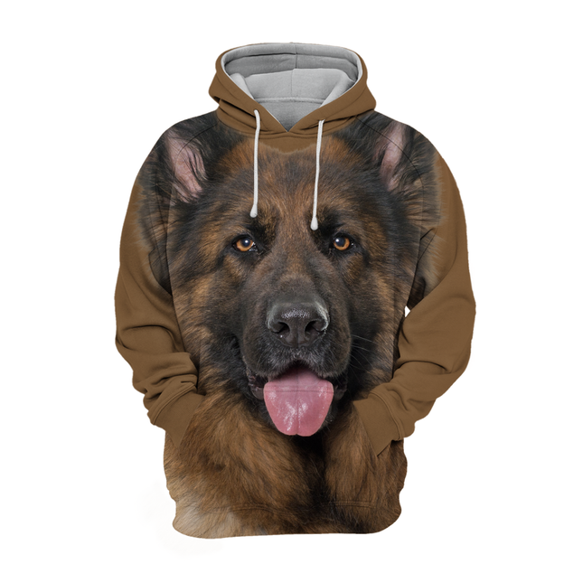 Unisex Hoodie | Comfortabele Hoodie met Duitse Herder Print | Zacht & Duurzaam | Beschikbaar in Maten S tot 4XL