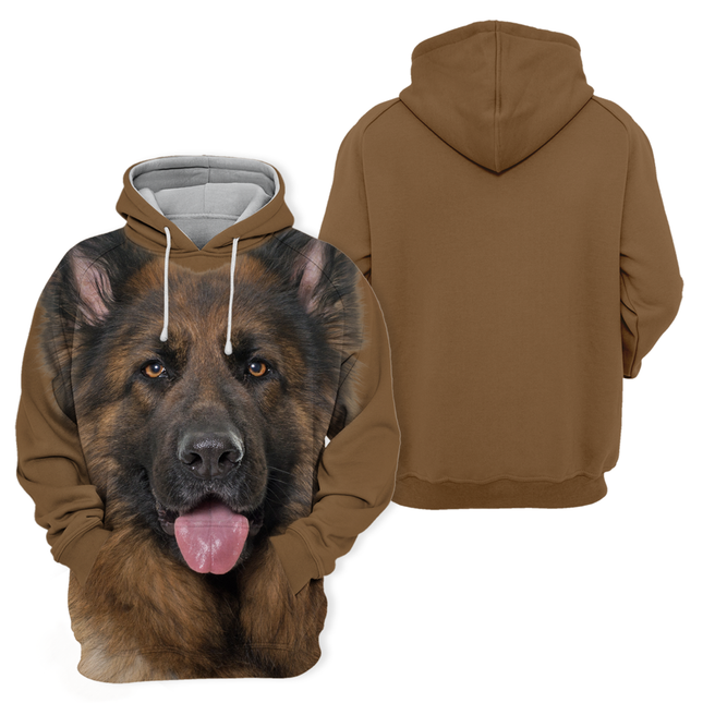 Unisex Hoodie | Comfortabele Hoodie met Duitse Herder Print | Zacht & Duurzaam | Beschikbaar in Maten S tot 4XL