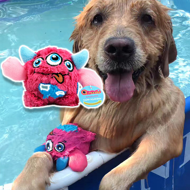 Interactief Speeltje voor Honden | Monsterontwerp Met Stekelige Bal | Stimuleert Zintuigen en Bevordert Tandgezondheid | Duurzaam en Kleurrijk | 10x10 cm | Diverse Kleuren