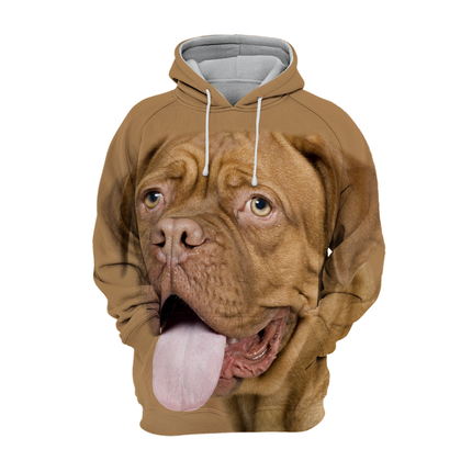 Bordeaux Unisex Hoodie | Comfortabele Hoge Resolutie Print | Verkrijgbaar in S-4XL | Zachte Polyester-Katoen Mix