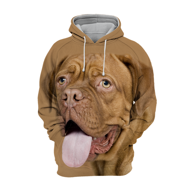 Bordeaux Unisex Hoodie | Comfortabele Hoge Resolutie Print | Verkrijgbaar in S-4XL | Zachte Polyester-Katoen Mix