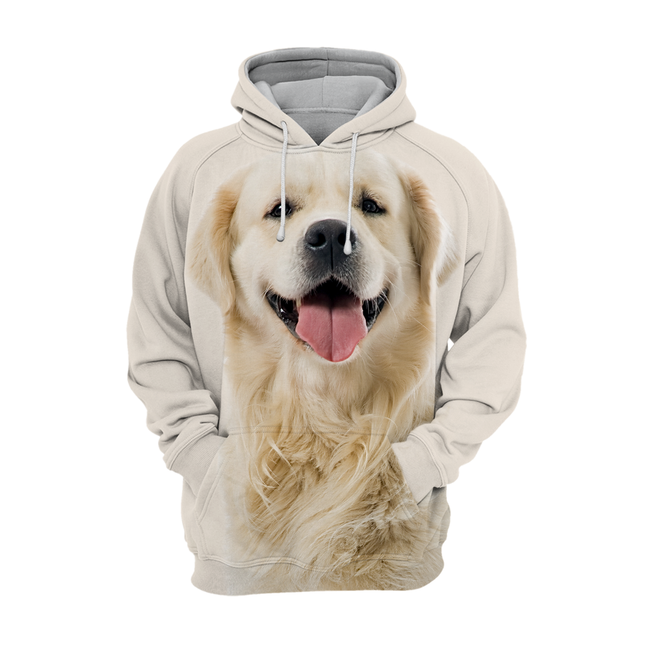 Onmisbare Trui voor Hondenvrienden | Zacht en Comfortabel | Golden Retriever Print | Unisex | Veelzijdige Pasvorm | Verkrijgbaar in Maten S-4XL | Perfecte Mix van Polyester en Katoen