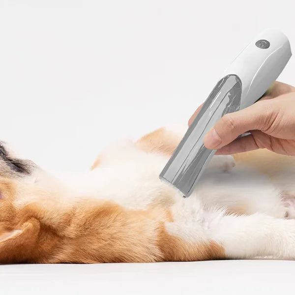 GroomFlow 2-in-1 huisdier trimmer en stofzuiger | Voor honden en katten | Transparante opvangkamer | Instelbare snelheden | Veilig en efficiënt verzorgen