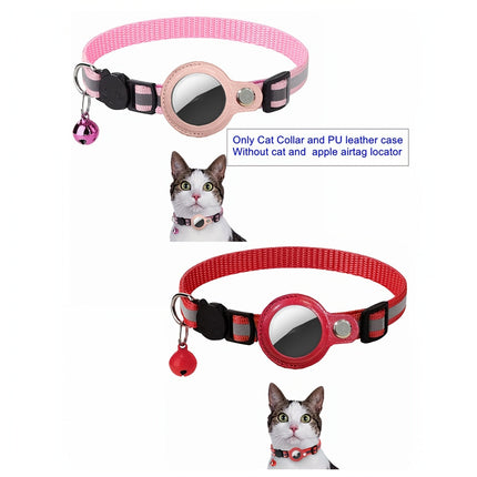 Reflecterende kattenhalsband | Veiligheidsbuckle | Bel voor extra zichtbaarheid | Duurzaam nylon | Geschikt voor dagelijks gebruik | 32 cm lang | 1 cm breed | Voor alle katgroottes