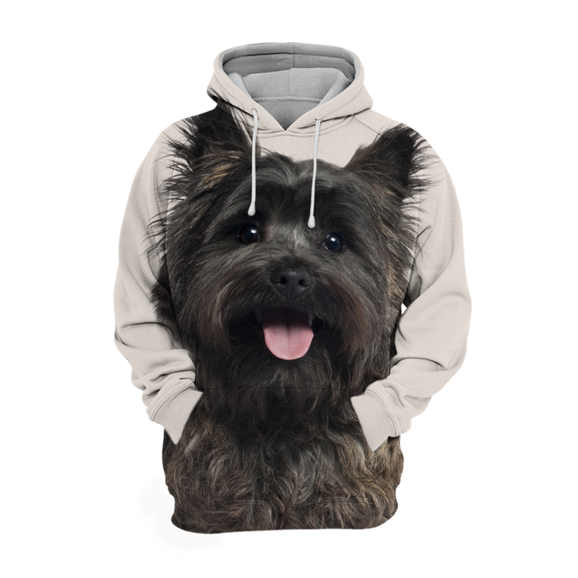 Cairn Terrier Design | Zwarte Hoodie | Comfortabele Stof | Meerdere Maten | Dierenliefhebbers | Onmisbaar in de Garderobe