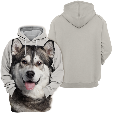 Casual Unisex Trui | Alaskan Malamute Husky Print | Comfortabele Pasvorm | Verkrijgbaar in Maten S-4XL | Hoogwaardige Polyester-Katoen Mix | Creator's Design | Perfecte Grafische Weergave