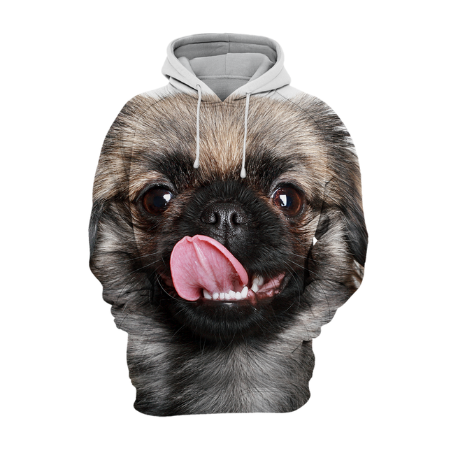 Unisex Hoodie | Pekingees Hondontwerp | Zachte Stof | Verschillende Maten | Kleurrijke Print | Duurzaam en Comfortabel | Polyester en Katoen Mix | Perfecte Pasvorm | Hoge Kwaliteit | Ideaal voor Dierenliefhebbers
