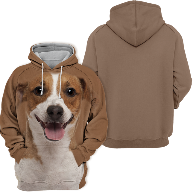 Unisex Hoodie | Jack Russell Terrier Ontwerp | Comfortabele Katoenmix | Maat S tot 4XL | Ideaal voor Dierenliefhebbers