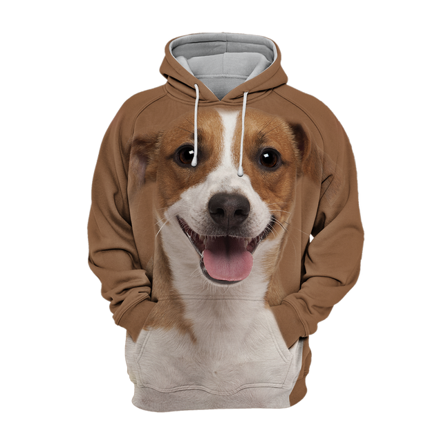 Unisex Hoodie | Jack Russell Terrier Ontwerp | Comfortabele Katoenmix | Maat S tot 4XL | Ideaal voor Dierenliefhebbers