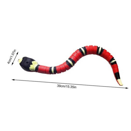Interactief Bewegingsspeeltje voor Katten | Snake Speelgoed met Levensechte Bewegingen en Sensoren | Duurzaam en Veiligh