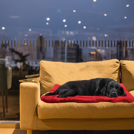 Opvouwbare Waterdichte Hondenmat 90x60 cm | Lichtgewicht Reismat van Polyester | Buitenmat Voor Hond | Gemakkelijk Schoon te Maken | Ideaal voor Camping, Wandelen en Tuin