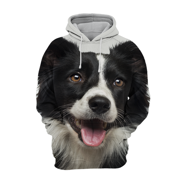 Warme Herentrui | Ideaal voor Border Collie Fans | Zacht Polyester-Katoen Mix | Maattabel S-4XL | Hoge Resolutie Print