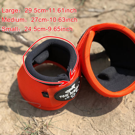 TGW RIDING | Horse Hoof Protectors Anti-Slip | Nylon | Set of 4 | No Battery | Pet Supplies