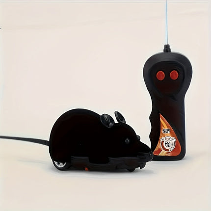 Op afstand bediende rat speelgoed voor katten | Realistisch ontwerp | Flexibele staart | Stimulatie jachtinstinct | Kunststof | 15x9x6,5 cm | Voor grappen en interactief speelplezier