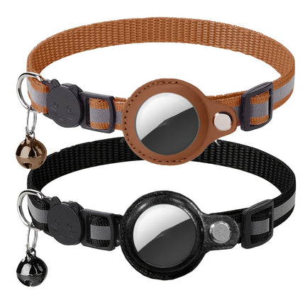 Reflecterende kattenhalsband | Veiligheidsbuckle | Bel voor extra zichtbaarheid | Duurzaam nylon | Geschikt voor dagelijks gebruik | 32 cm lang | 1 cm breed | Voor alle katgroottes