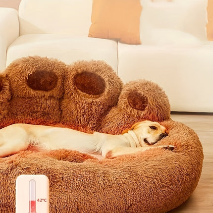 Luna | Luxe Pluche Ligbed | Voor Honden & Katten | Antislip | Wasbaar | Zacht Wintercomfort