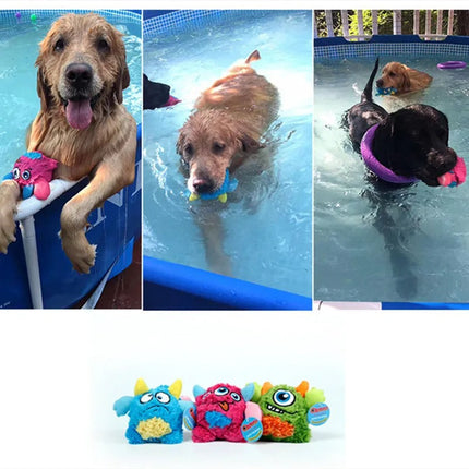 Interactief Speeltje voor Honden | Monsterontwerp Met Stekelige Bal | Stimuleert Zintuigen en Bevordert Tandgezondheid | Duurzaam en Kleurrijk | 10x10 cm | Diverse Kleuren