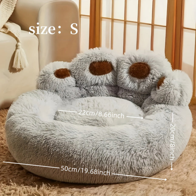 Luna | Luxe Pluche Ligbed | Voor Honden & Katten | Antislip | Wasbaar | Zacht Wintercomfort