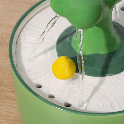 Automatische Keramische Waterdispenser voor Katten | Milieuvriendelijke Stille Drinkfontein | Dubbele Filtratie en pH-balans | Inclusief Pomp en Filter | Verkrijgbaar in Maten S en L