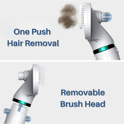 VelvetPaws QuickDry Styler | Stilte Technologie | 2-in-1 Droger en Borstel | Verstelbare Warmte | Huisdier Vachtverzorging | Ontwikkeld voor Comfort en Knuffels | Stressvrije Ervaring