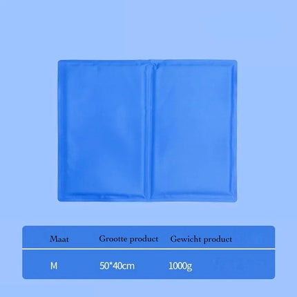 Verkoelend Matje Huisdieren | Directe Verkoeling | Niet-Giftige Gel | Draagbaar en Duurzaam | PU-Materiaal | Geschikt voor Verschillende Maten