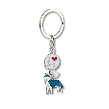 Jack Russell Terrier Sleutelhanger | Metaal Legering | Hondenhanger | Unisex | Bag Charm | Autosleutelhanger | Cadeau voor Dames & Heren | Tashanger | Zilver | Trendy Accessoire