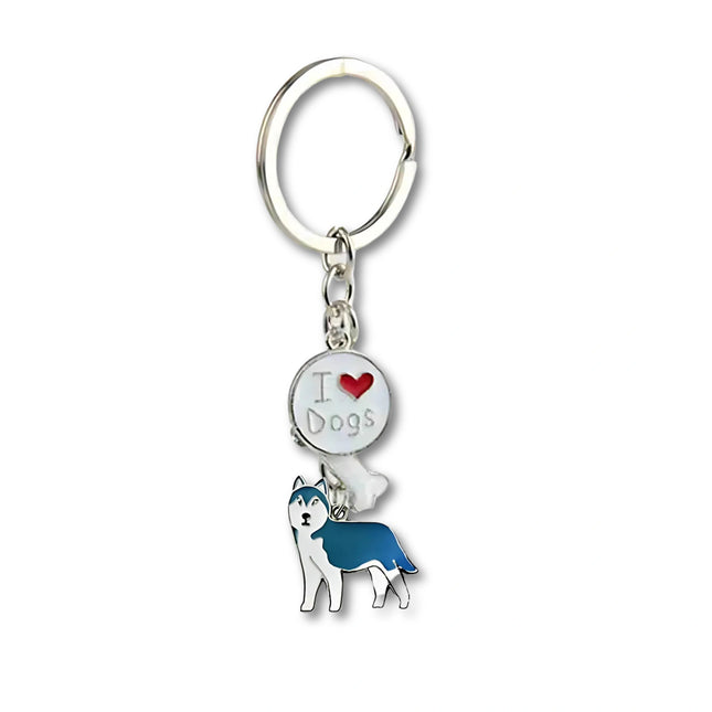 Jack Russell Terrier Sleutelhanger | Metaal Legering | Hondenhanger | Unisex | Bag Charm | Autosleutelhanger | Cadeau voor Dames & Heren | Tashanger | Zilver | Trendy Accessoire