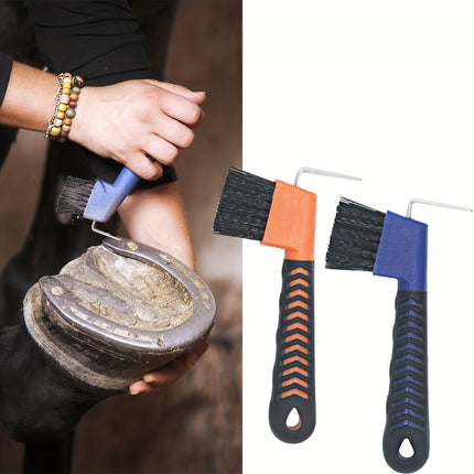 Spazzola per zoccoli di cavallo | Cura degli animali | Rimozione del fango | Attrezzatura da stalla | Materiale PP